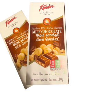 Hazelnut cofee flavored Milk Chocolate 110g