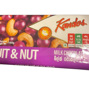 Fruit & nut Milk chocolate 160g